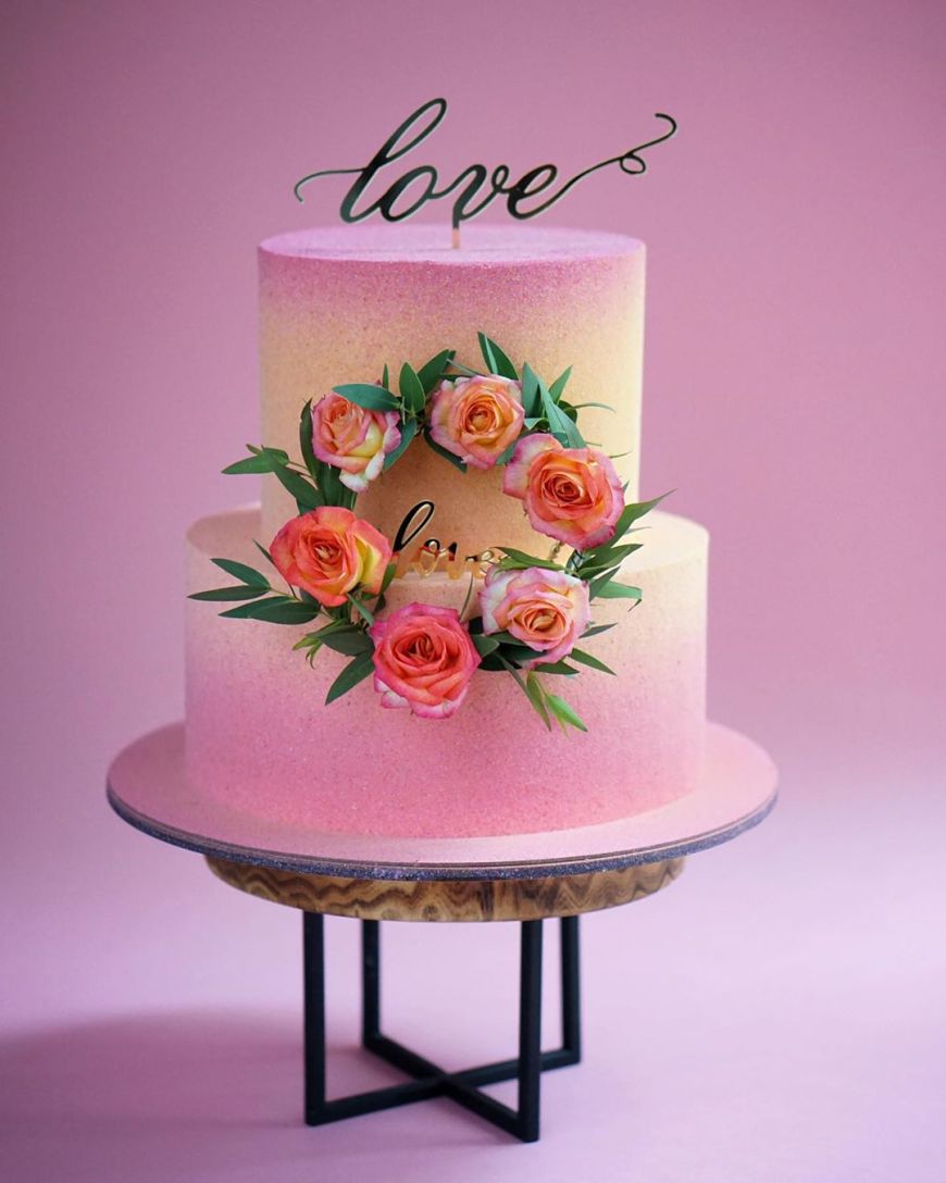 Laser Cut Love Cake Topper Free CDR Vectors Art