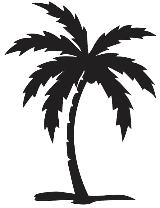 Laser Cut Palm Tree Silhouette Download Vectors Free CDR Vectors Art