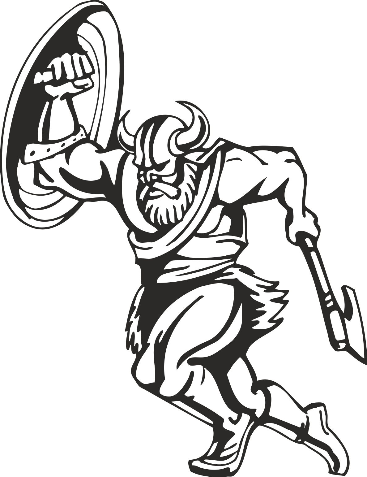 Warriors Vikings Vector 17 Free DXF File