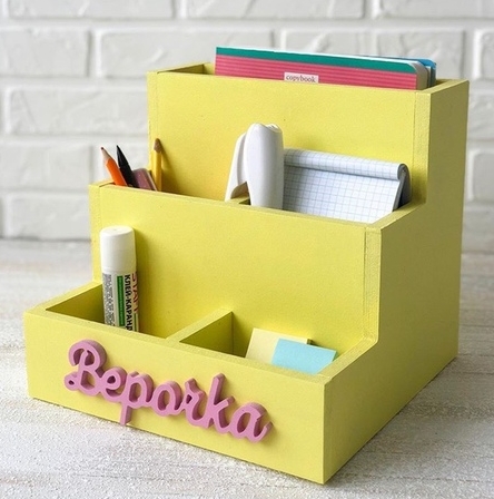 Stationery Organiser File Holder For Laser Cutting Free CDR Vectors Art