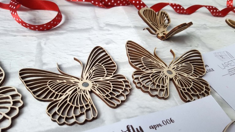 Decor Butterfly For Laser Cutting Free CDR Vectors Art