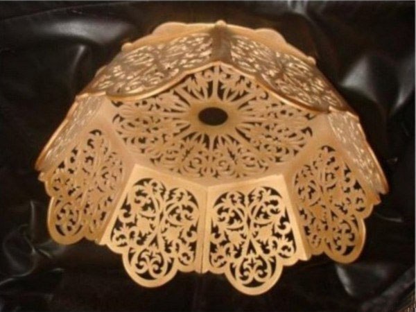 Lamp Shade Scroll Saw Cnc Plans For Laser Cut Free CDR Vectors Art