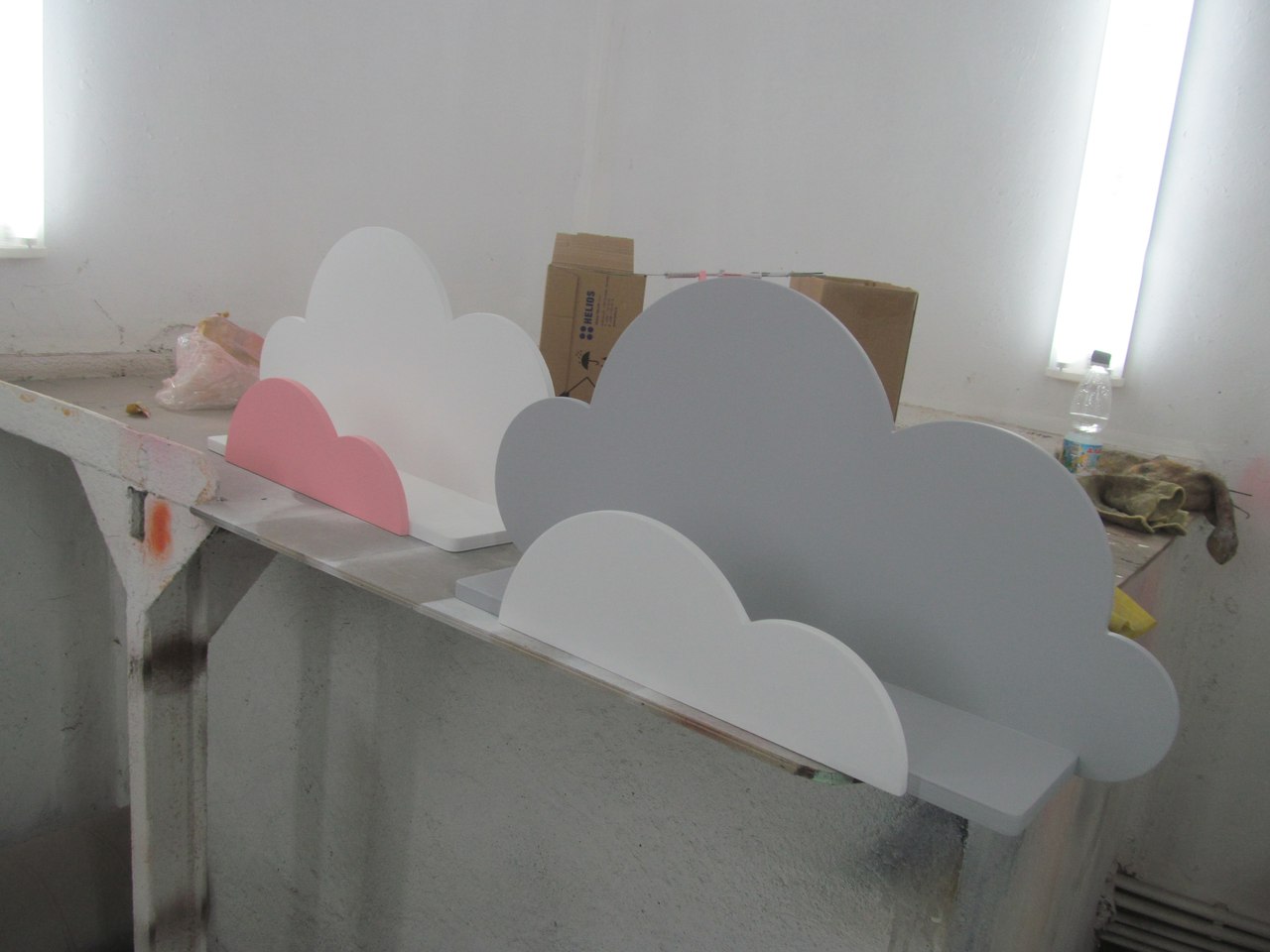 Plywood Shelf 10mm 15mm Clouds For Laser Cut Free CDR Vectors Art