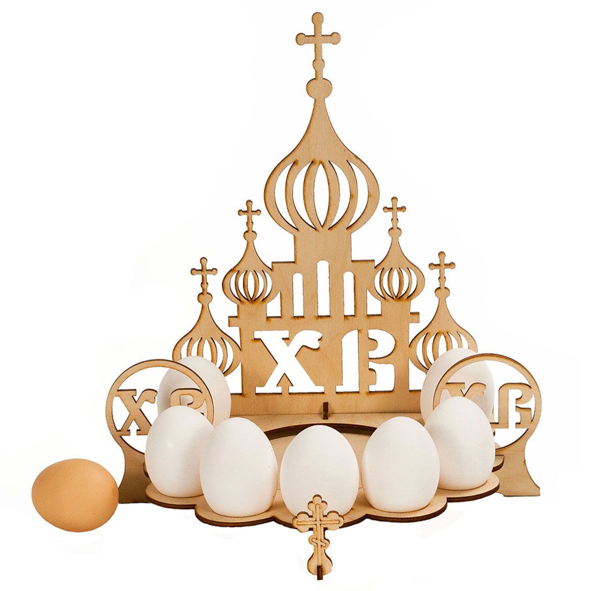 Easter Egg Stand Church Template For Laser Cut Free CDR Vectors Art