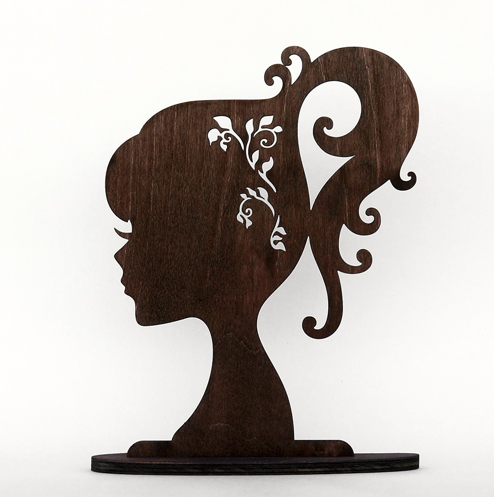 Stands For Jewelry Fairy And Flower For Laser Cut Free CDR Vectors Art