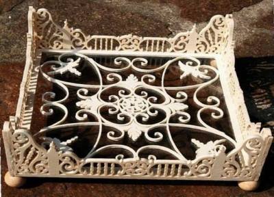 Wooden Decorative Frame Tray Stand For Laser Cut Free CDR Vectors Art