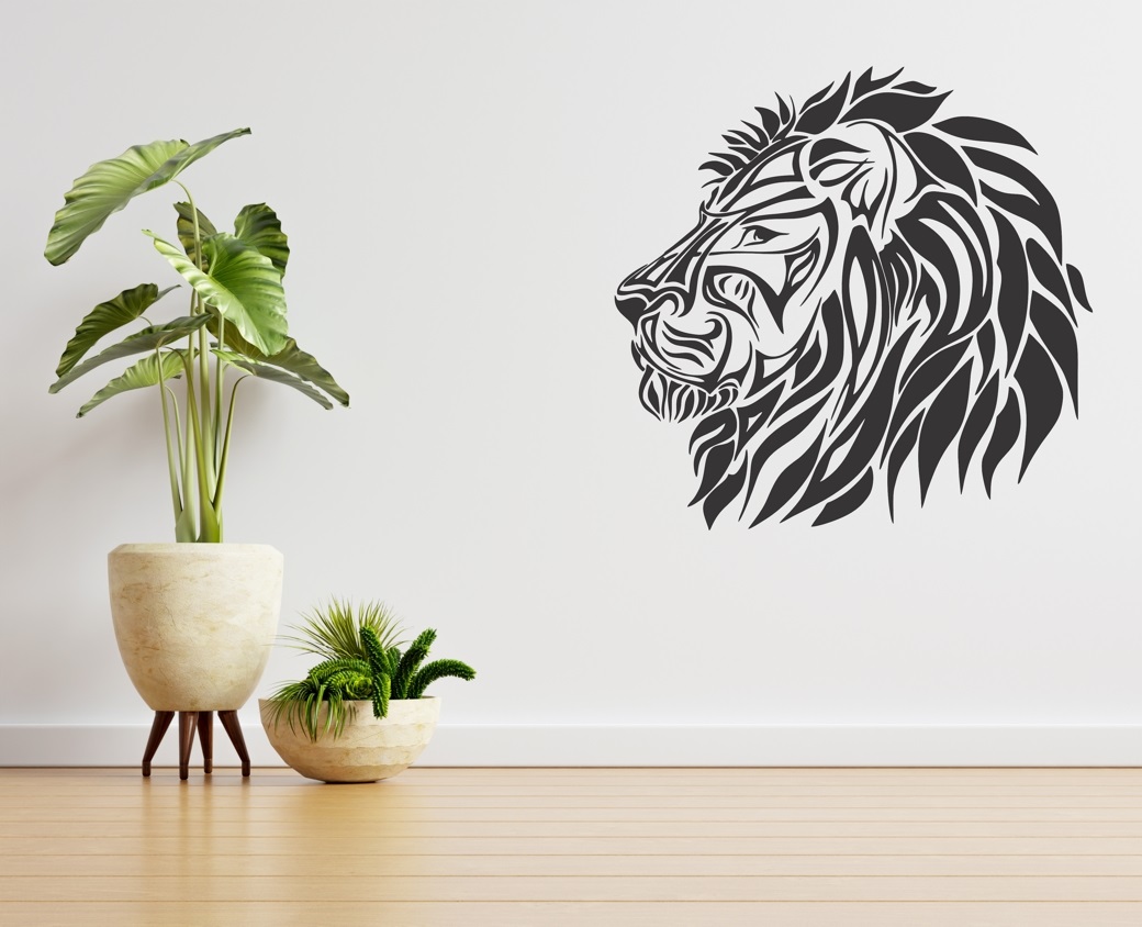 Lion Wall Decor For Laser Cut Free CDR Vectors Art