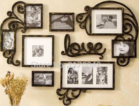 Love Picture Frames Wall Art Decoration For Laser Cut Free CDR Vectors Art