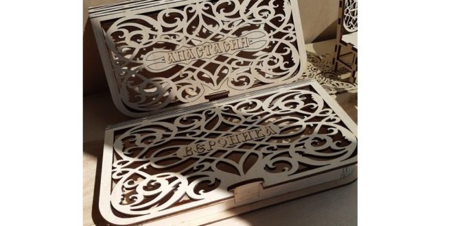 Folding Box For Laser Cut Free DXF File