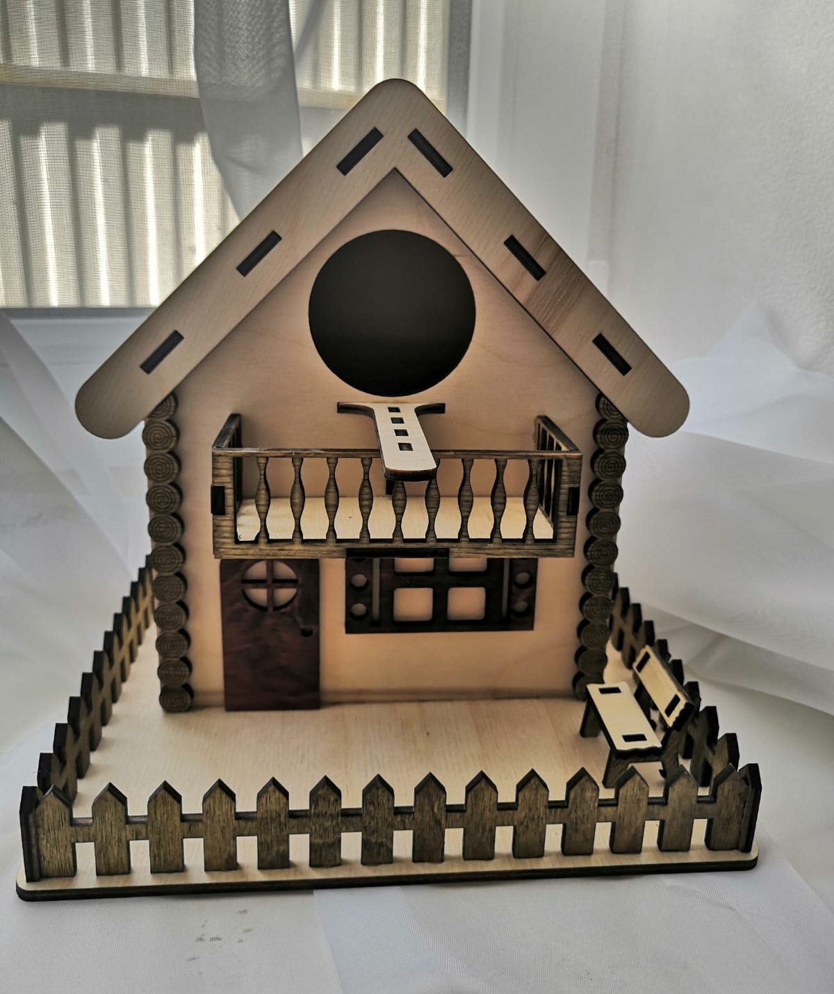 Decorative Bird House Pet Nest For Laser Cut Free CDR Vectors Art