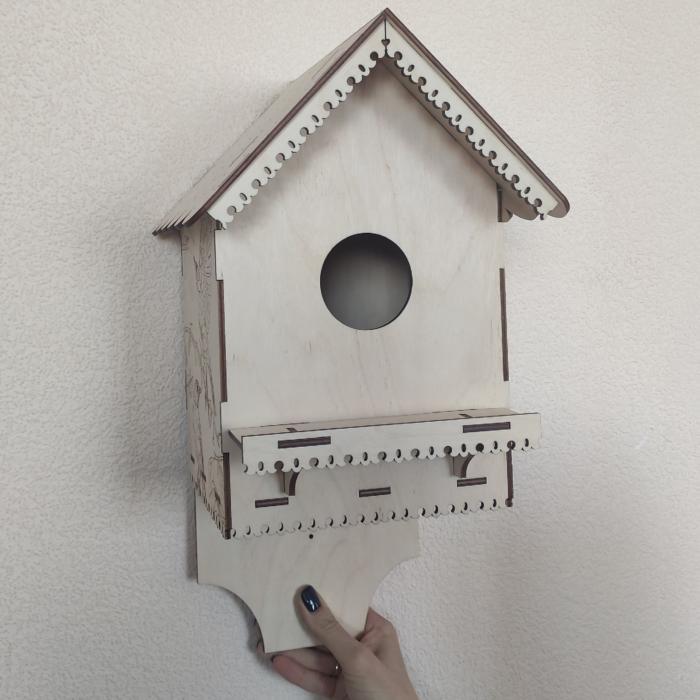 Decorative Birdhouse For Laser Cut Free CDR Vectors Art