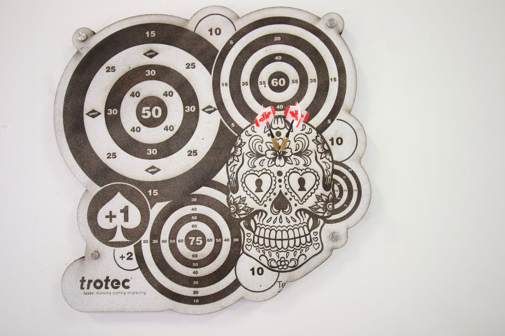 Dart Board Layout For Laser Cut Free CDR Vectors Art