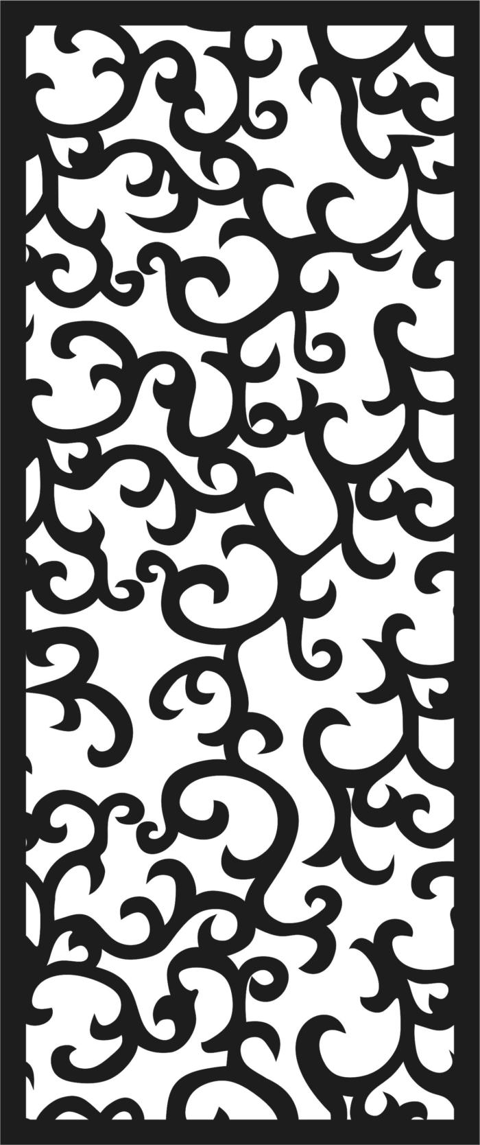 Chinese Style Partition Free DXF File