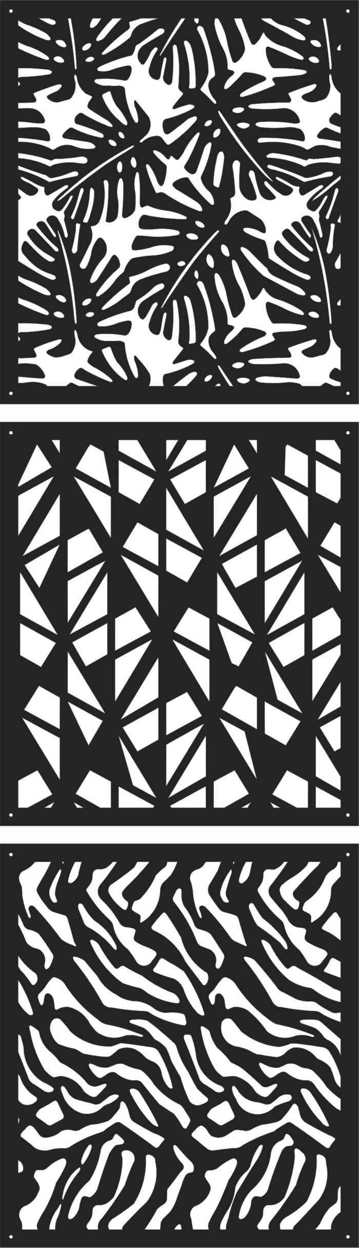 Decorative Screen Patterns Collections Free CDR Vectors Art