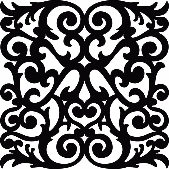 Seamless Damask Floral Pattern Free CDR Vectors Art