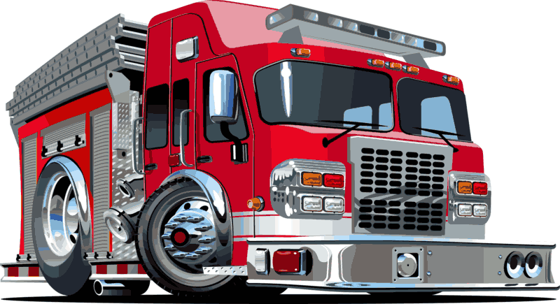 Fire Fighting Truck  Free CDR Vectors Art