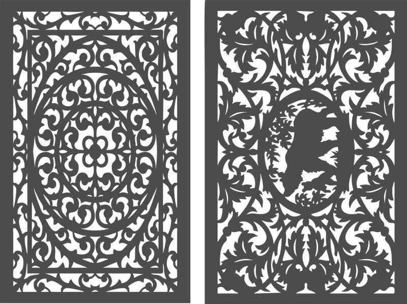 Decorative Privacy Partition Indoor Panel Room Divider Lattice Seamless Patterns Free CDR Vectors Art