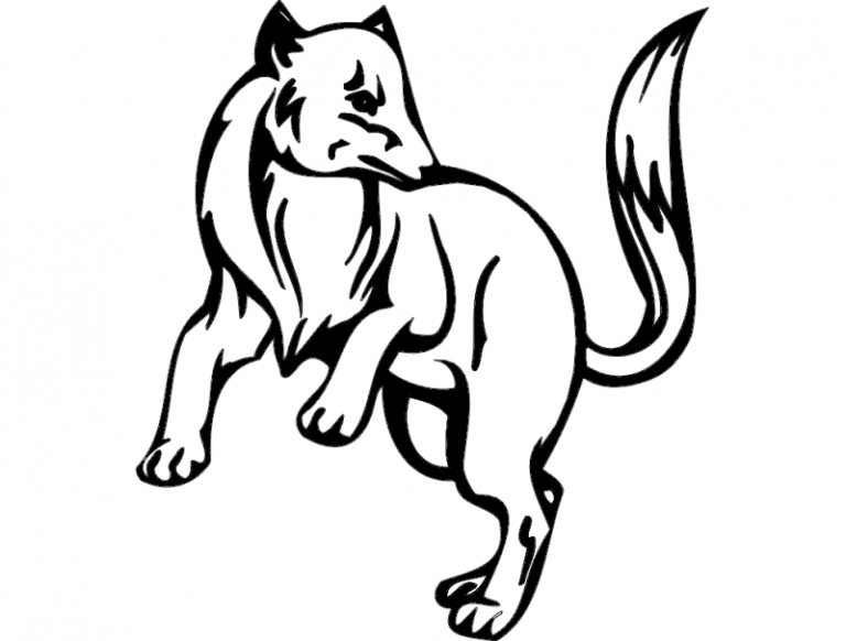 Animal Mascot Kangaroo Laser Cut Free DXF File