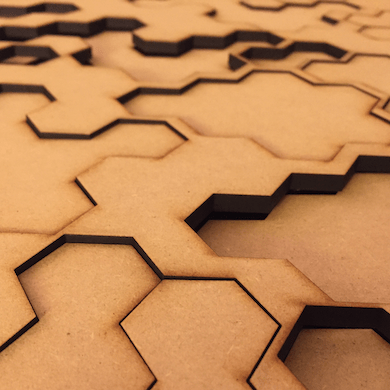 Scale Hills For 125 Hex Grid For Laser Cut EPS Vector