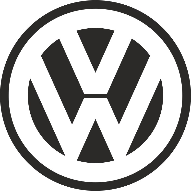 Laser Cut Volkswagen Logo Free CDR Vectors Art