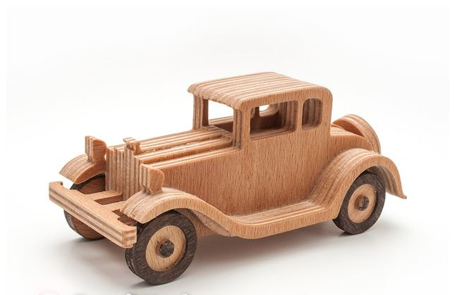 1930 Ford Model A Toy Drawings For Laser Cutting Free PDF File