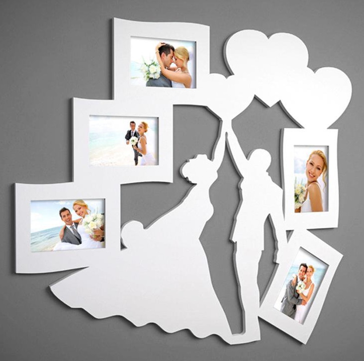 Photo Frame For Newlyweds Free CDR Vectors Art
