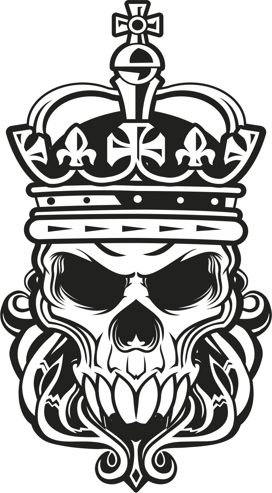 Skull King Free CDR Vectors Art