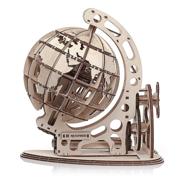 Laser Cut Plywood Globe Free CDR Vectors Art