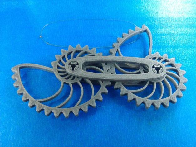 Nautilus Gears Drawing Free DXF File