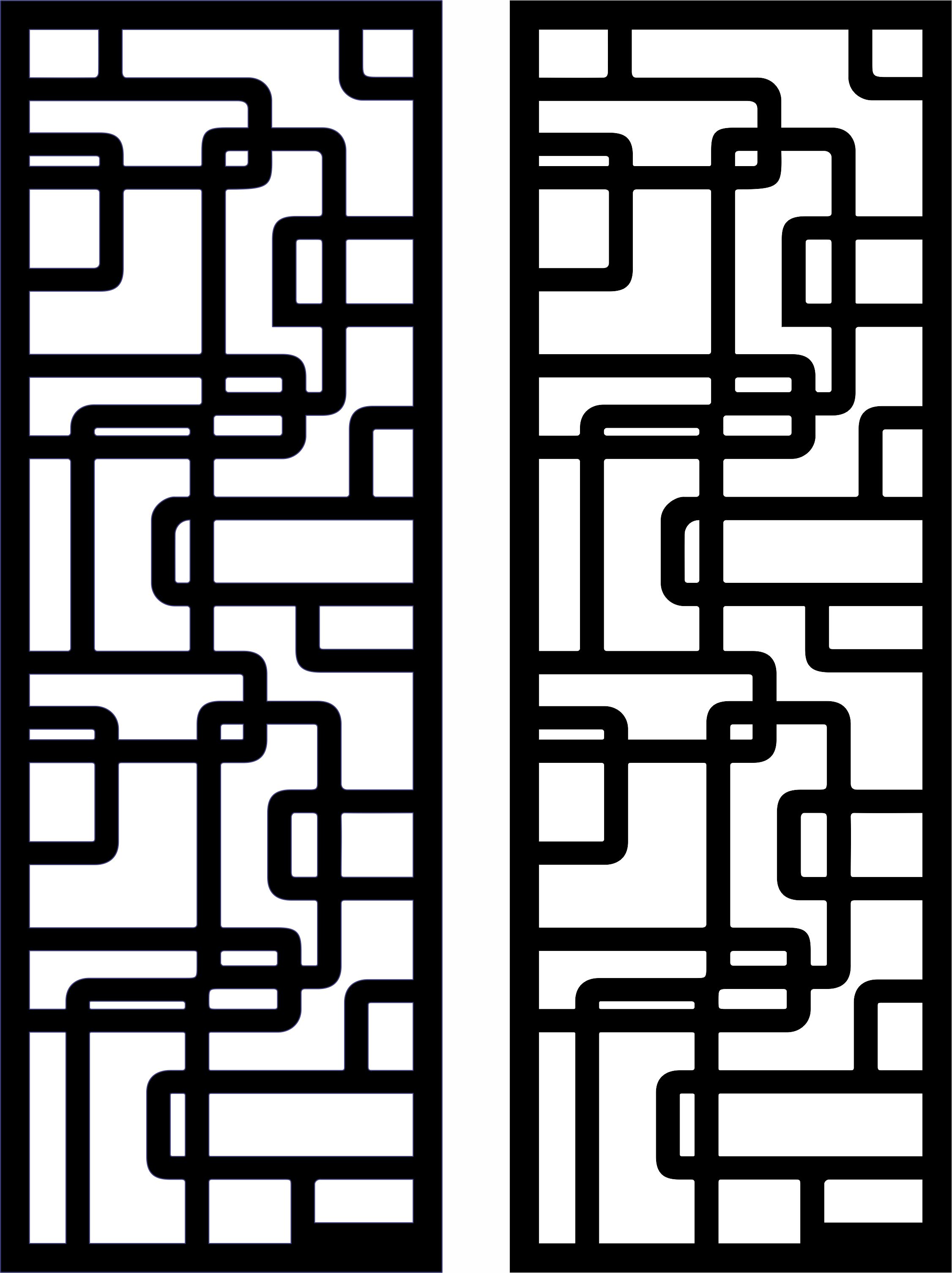 Decor Pattern For Divider For Laser Cut Free AI File
