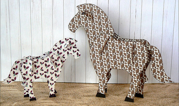 Horse 3d Puzzle For Laser Cut Free DXF File