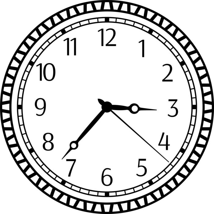 Laser Cut Decor Clock Design Free PDF File