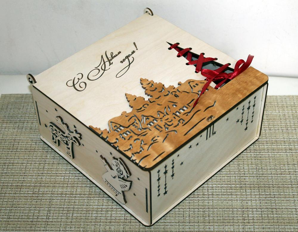 Box For Laser Cut Free DXF File