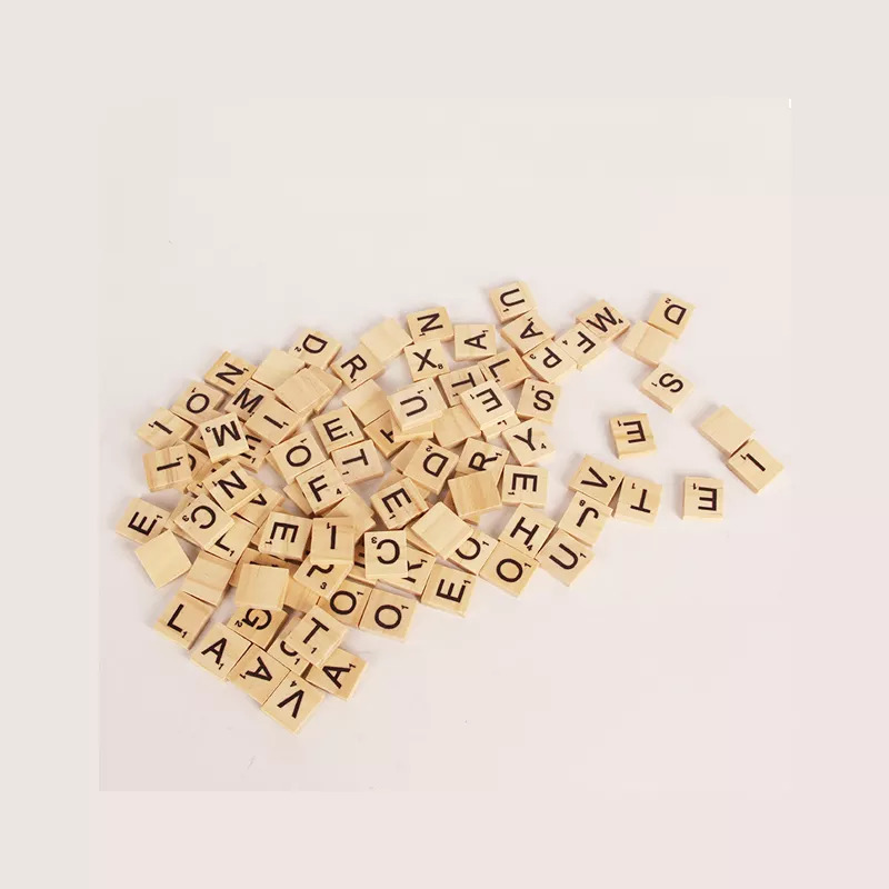 Laser Cut Scrabble Alphabet Tiles Letters Free CDR Vectors Art