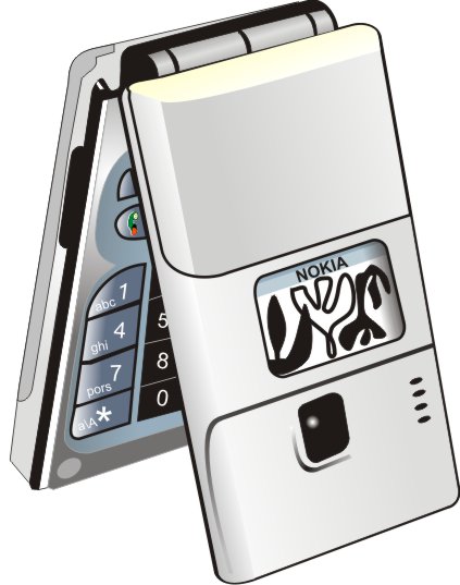 Mobile Phone Clipart Nokia Silver Free CDR Vectors Art