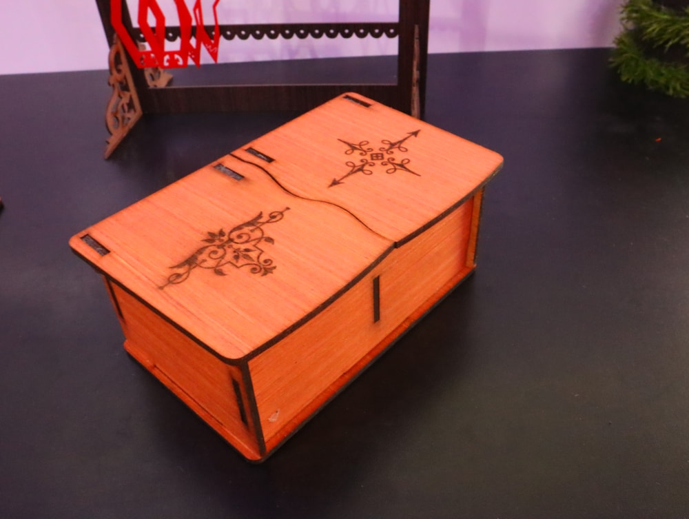 Laser Cut Engraved Jewelry Box 4mm Free CDR Vectors Art