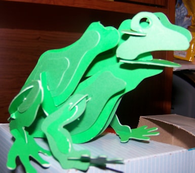 Laser Cut Frog 3d Puzzle 3mm Free DXF File