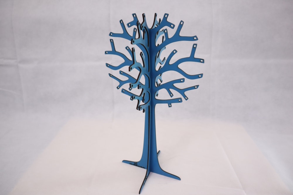 Laser Cut Jewelry Stand 6mm Free DXF File