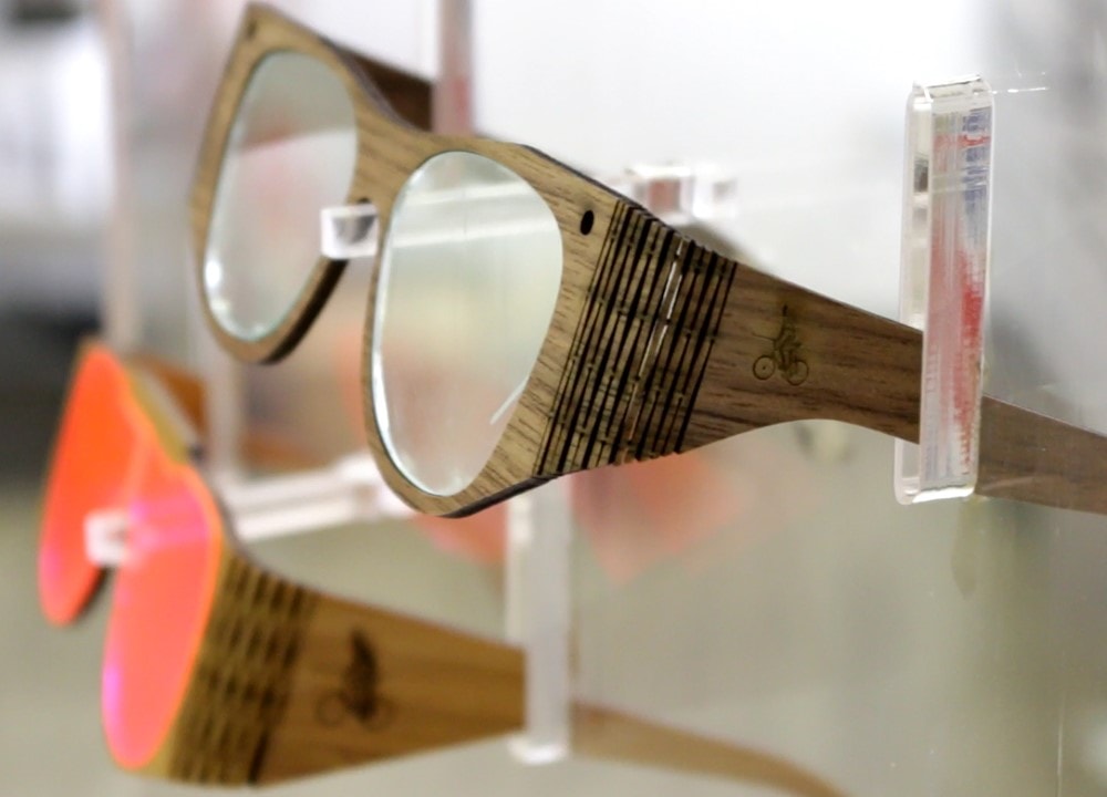 Laser Cut Wooden Glasses With Acrylic Lenses Free CDR Vectors Art