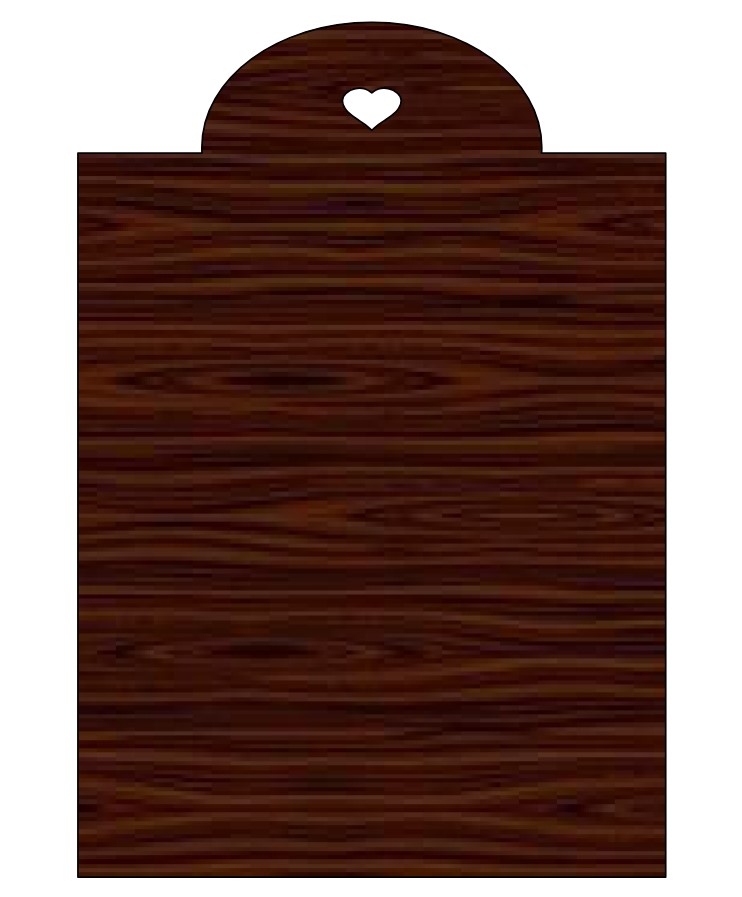 Laser Cut Wood Label Personalized Luggage Tag Gift Tag Free CDR Vectors Art