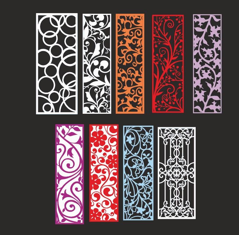 Ornamental pattern collection Free CDR Vectors Art