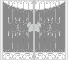 Forged Iron Gate Free CDR Vectors Art