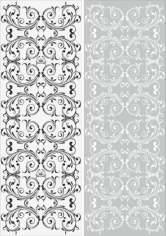 Swirl Floral Sandblast Pattern Free CDR Vectors Art