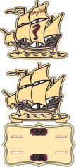 Sailing Pirate Ship Laser Cut Free CDR Vectors Art