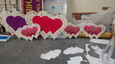 Valentine’s Day Heart Craft Free CDR Vectors Art