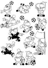 Cartoon Football Dog Free CDR Vectors Art