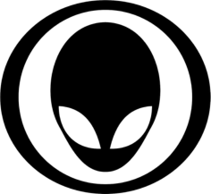 Alien Logo Free CDR Vectors Art