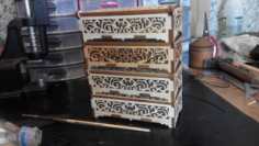 Wooden Casket Box Free CDR Vectors Art