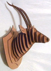 Antelope 3D Puzzle Free CDR Vectors Art