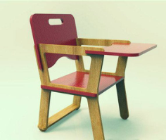 Doll High Chair 6mm Free CDR Vectors Art